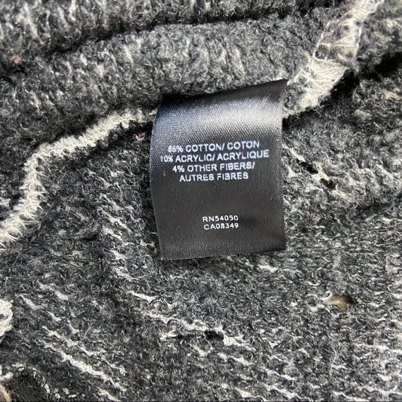 Robert Rodriguez Sweatshirt Womens Extra Small XS Gray Distressed Top Ladies - Picture 7 of 8